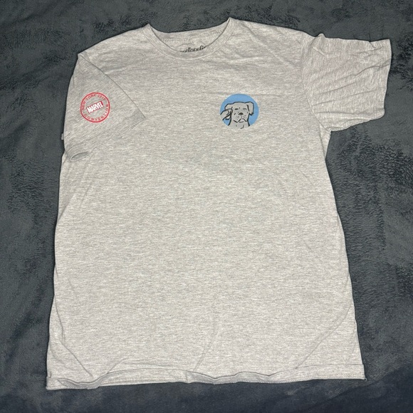 Marvel 2013 NY Convention Exclusive Avengers Hawkeye Lucky The Pizza Dog Shirt - Picture 3 of 6